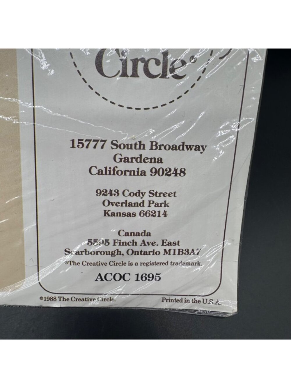 Vintage Cross Stitch Kit 1988 The Creative Circle 1695 Home Grown Love Heart - Picture 7 of 7